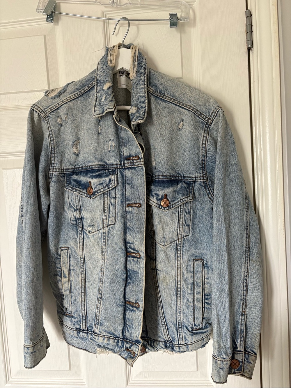 Garage - Light Blue Distressed Denim Jacket